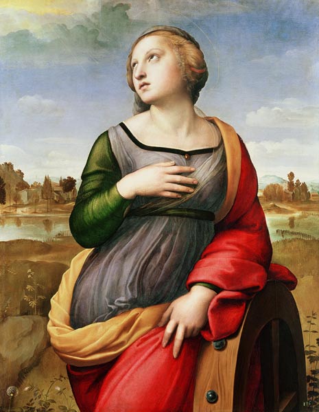 Hl. Katharina von Alexandria von Raffael - Raffaello Santi