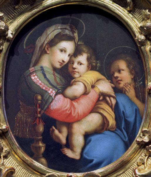 Mengs after Raphael, Madonna della Sedia von Raffael - Raffaello Santi