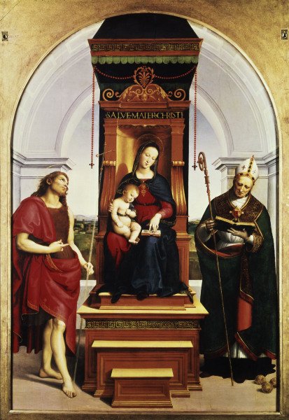Raphael / Madonna Ansidei / c.1503 von Raffael - Raffaello Santi