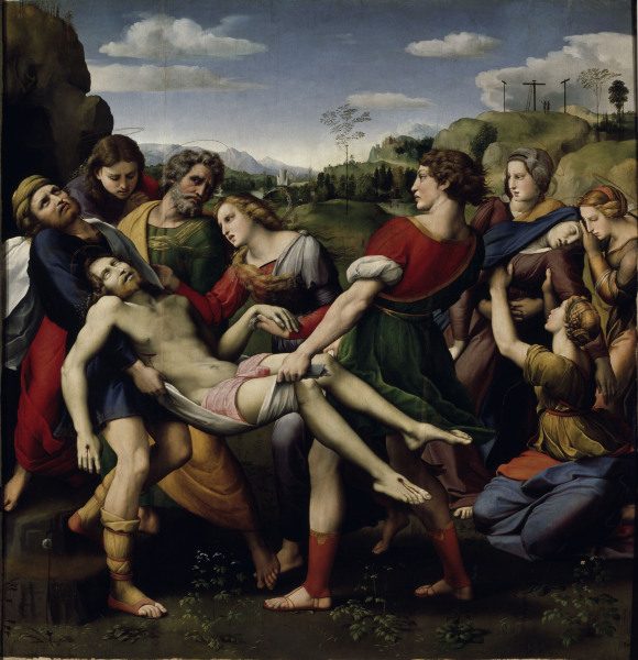 Raphael / The Entombment of Christ von Raffael - Raffaello Santi