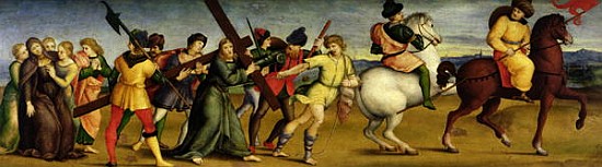 The Procession to Calvary, c.1504-05 von Raffael - Raffaello Santi