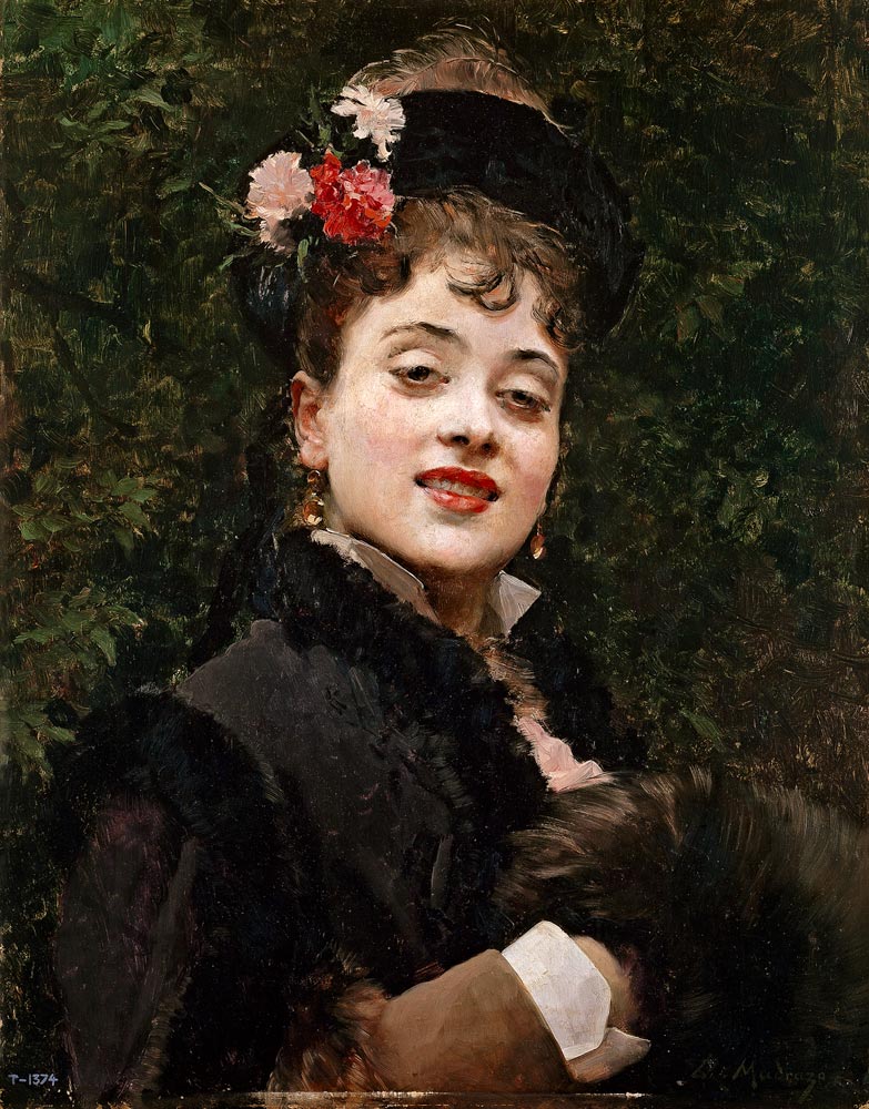 Aline Masson, the Artist's Wife von Raimundo de Madrazo y Garetta