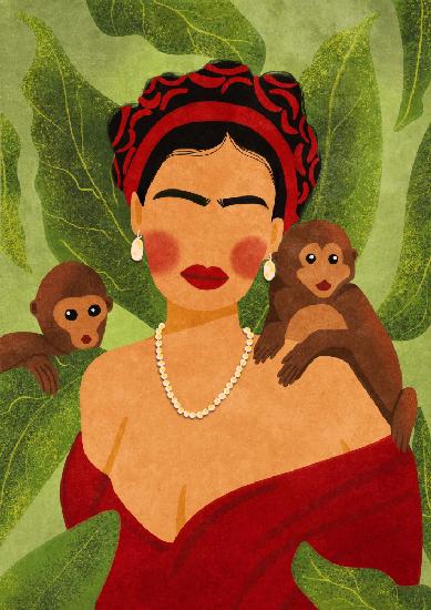 Frida und Affen