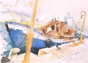 Blaues Boot, Hafen Andratx 2001