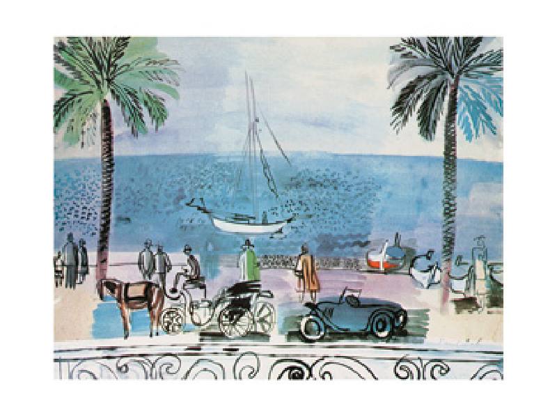 Promenade a Nice - (RDU-329) von Raoul Dufy