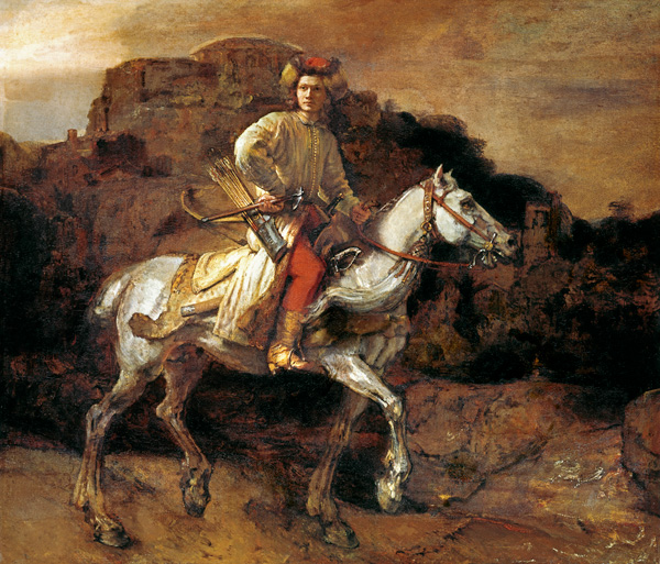Rembrandt, Der polnische Reiter von Rembrandt van Rijn