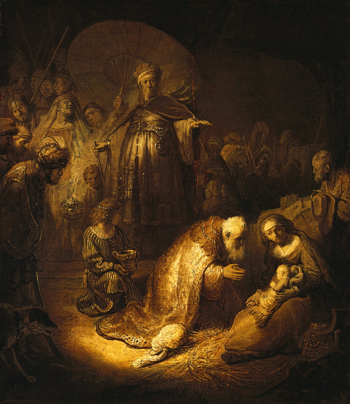 Adoration of the Magi von Rembrandt van Rijn