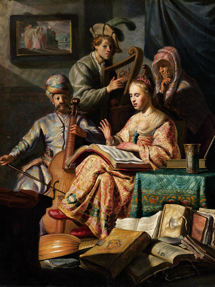 Allegorie der Musik von Rembrandt van Rijn