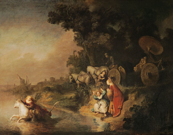 Der Raub der Europa. von Rembrandt van Rijn