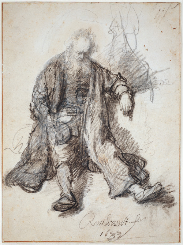 Der trunkene Lot von Rembrandt van Rijn