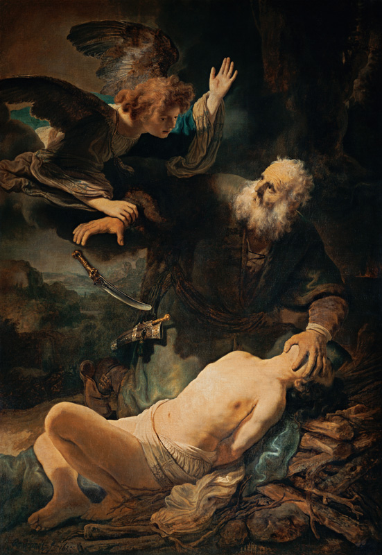 Die Opferung Isaaks von Rembrandt van Rijn