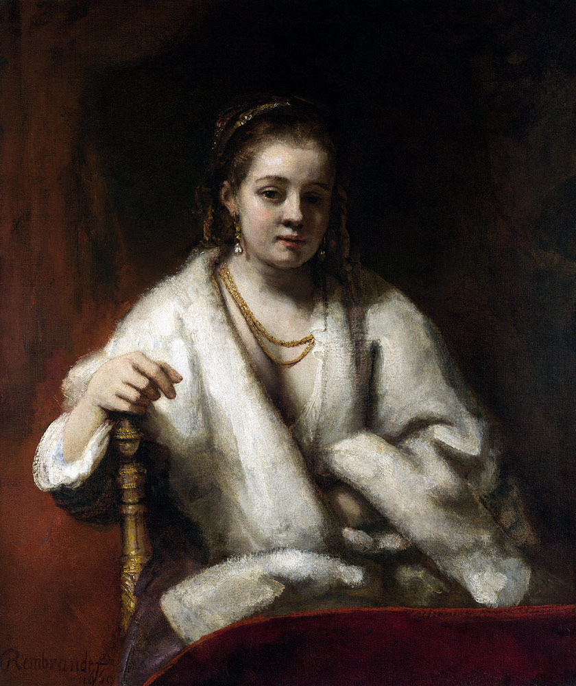 Porträt von Hendrickje Stoffels von Rembrandt van Rijn