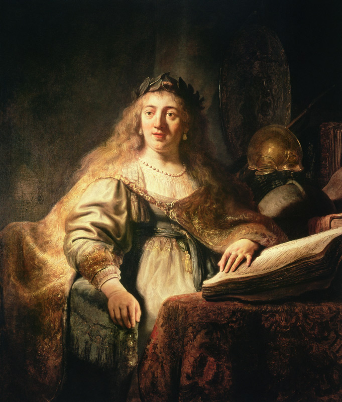 Saskia as Minerva von Rembrandt van Rijn