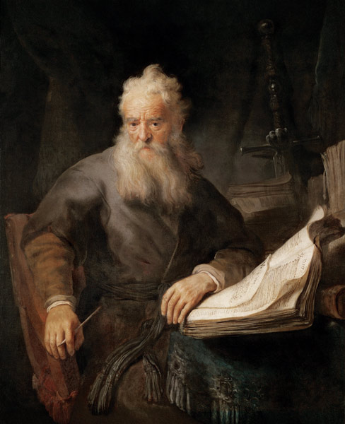 The Apostle Paul / Rembrandt / c.1630 von Rembrandt van Rijn