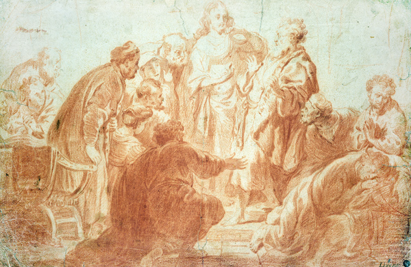 The Doubting Thomas von Rembrandt van Rijn