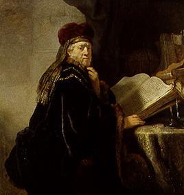 Der Gelehrte (oder: Alter Rabbi) von Rembrandt van Rijn