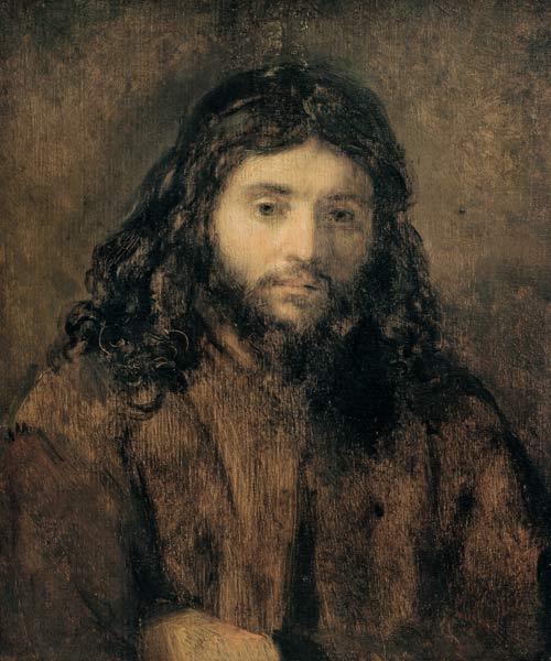 Rembrandt / Head of Christ von Rembrandt van Rijn