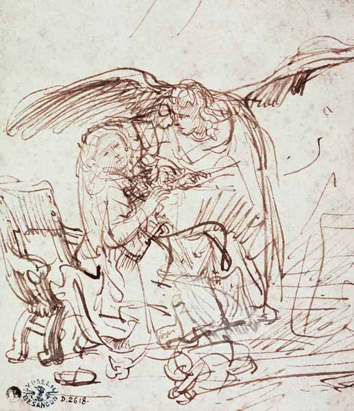 Annunciation von Rembrandt van Rijn