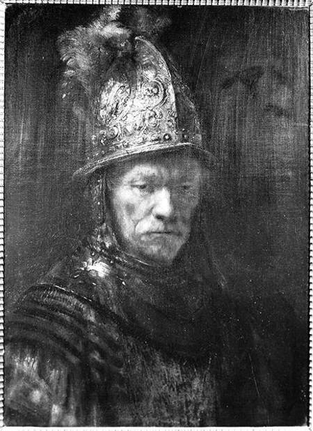 Portrait of a Man with a Golden Helmet von Rembrandt van Rijn
