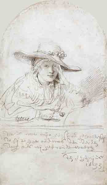 Saskia van Uylenburch von Rembrandt van Rijn