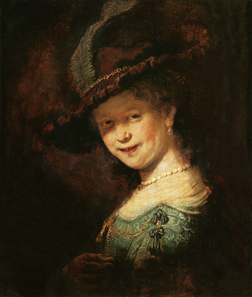 Saskia van Uijlenburgh als junges Mädchen von Rembrandt van Rijn