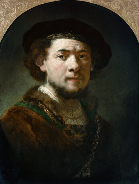 Rembrandt, Selbstbildnis/ Sao Paulo von Rembrandt van Rijn