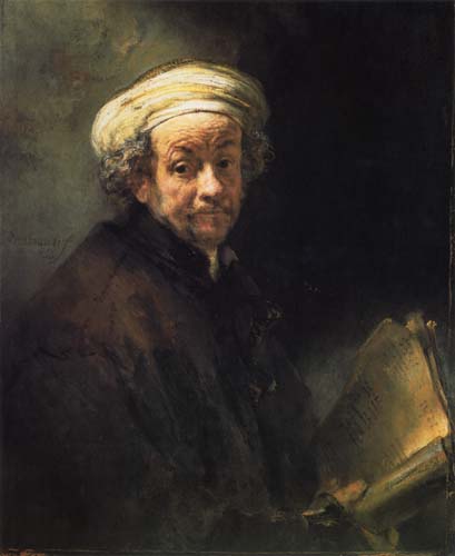 Selbstbildnis als Paulus von Rembrandt van Rijn