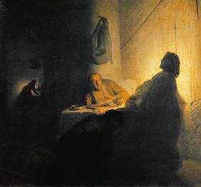 Der auferstandene Christus bei Emmaus 2. Drittel