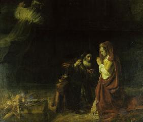 Manoah s Offering / Rembrandt / 1641