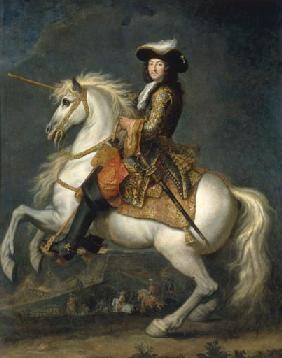 Ludwig XIV. Reiterbildnis von Houasse 1679