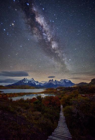 Milchstraße in Patagonien