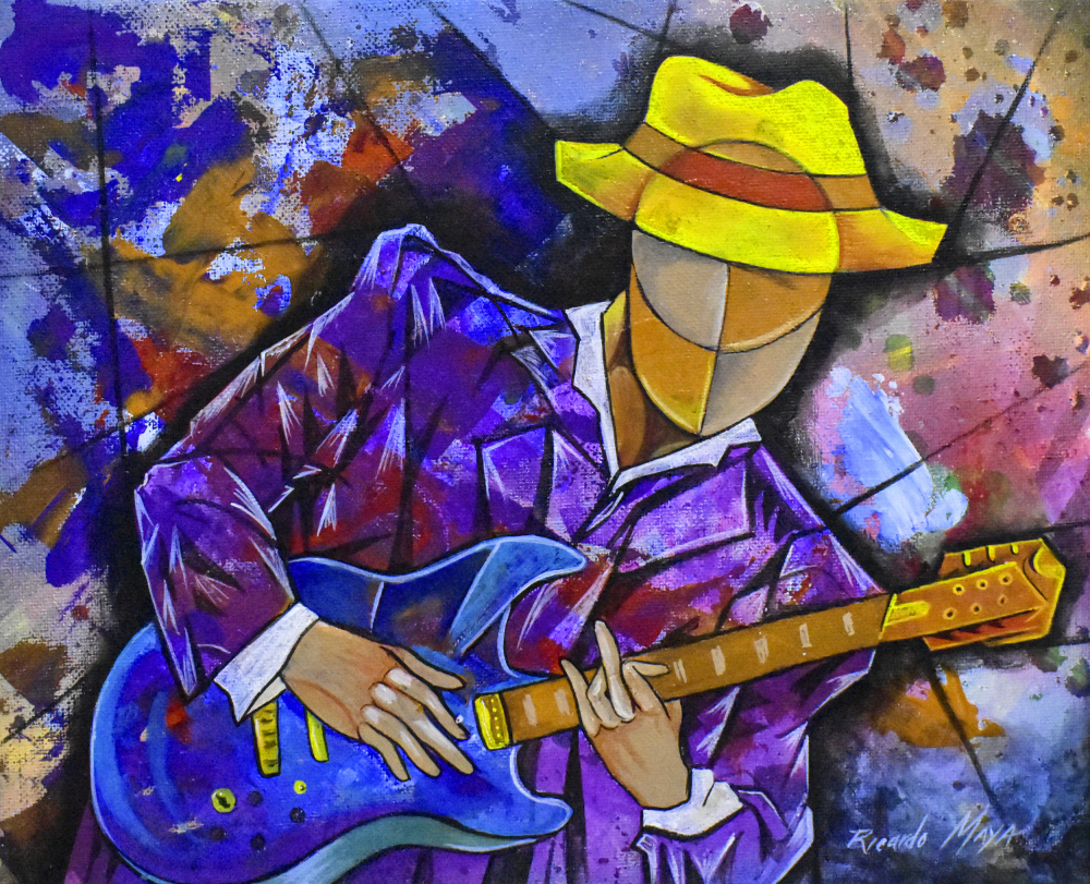 Blues-Street-Gitarrist von Ricardo Maya