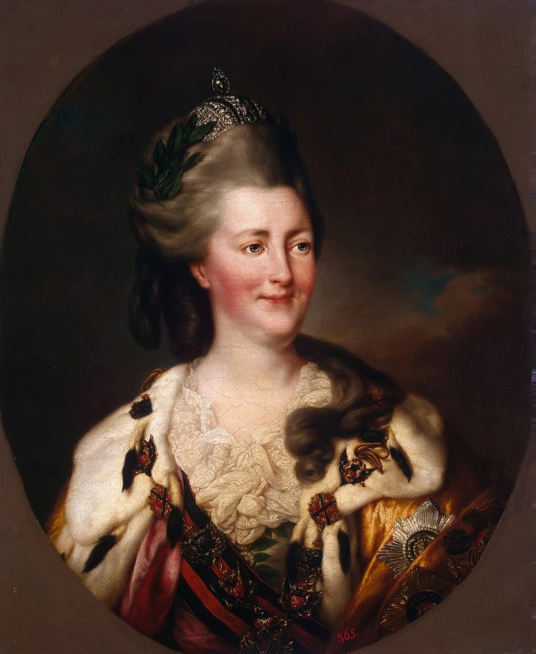 Porträt der Kaiserin Katharina II. (1729-1796) von Richard Brompton