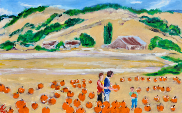 Picking a Pumpkin, Nicasio von Richard Fox