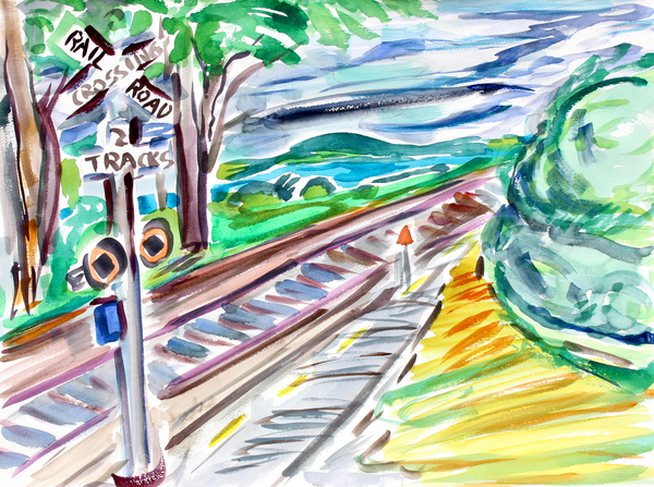 Railroad Crossing von Richard Fox