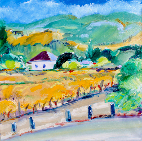 Vineyard in Autumn, Napa von Richard Fox