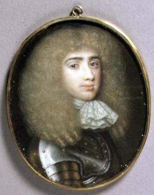 Portrait Miniature of Robert Porter, c.1660 (w/c on vellum) von Richard Gibson