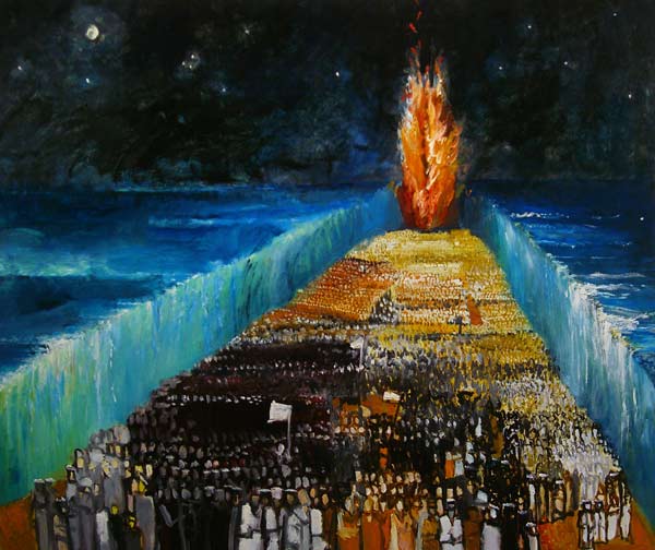 Exodus, 1999 (oil on canvas)  von Richard  Mcbee