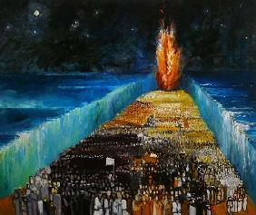 Exodus, 1999 (oil on canvas) 