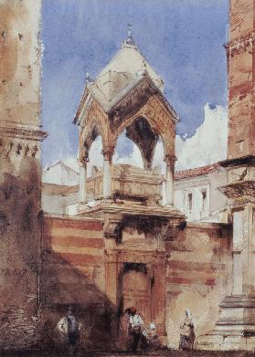 The Castelbarco Tomb, Verona 1827  on