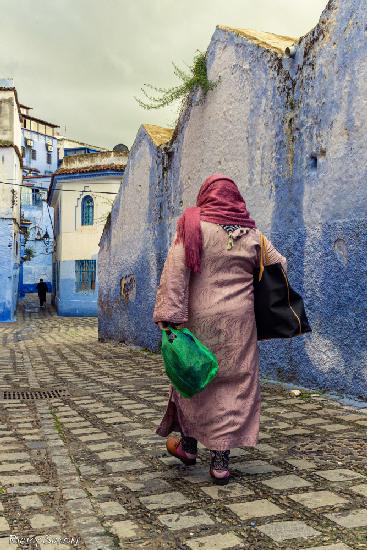 Frau in Marokko