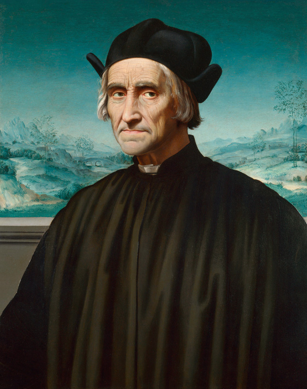 Porträt von Girolamo Benivieni (1453-1542) von Ridolfo Ghirlandaio