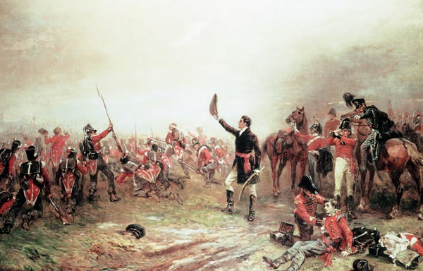 The Battle of Waterloo von Robert Alexander Hillingford