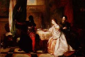 Othello Relating His Adventures to Desdemona 1869