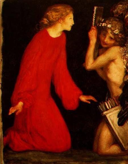 Cupid's Mirror von Robert Anning Bell