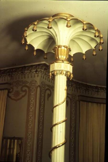 Detail of a column in the North Drawing Room von Robert Jones