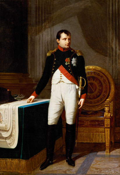 Portrait of Napoleon Bonaparte (1769-1821) 1809 von Robert Lefevre