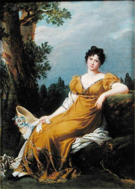 Portrait of a Seated Woman von Robert Lefevre