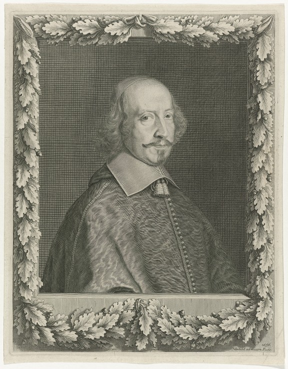 Porträt von Kardinal Mazarin von Robert Nanteuil