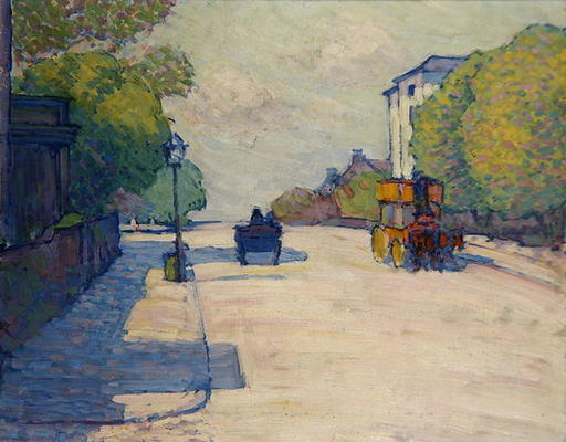 Adelaide Road in Sunlight, 1910 (oil on canvas) von Robert Polhill Bevan